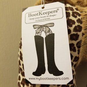 Leopard Fabric Boot Keepers